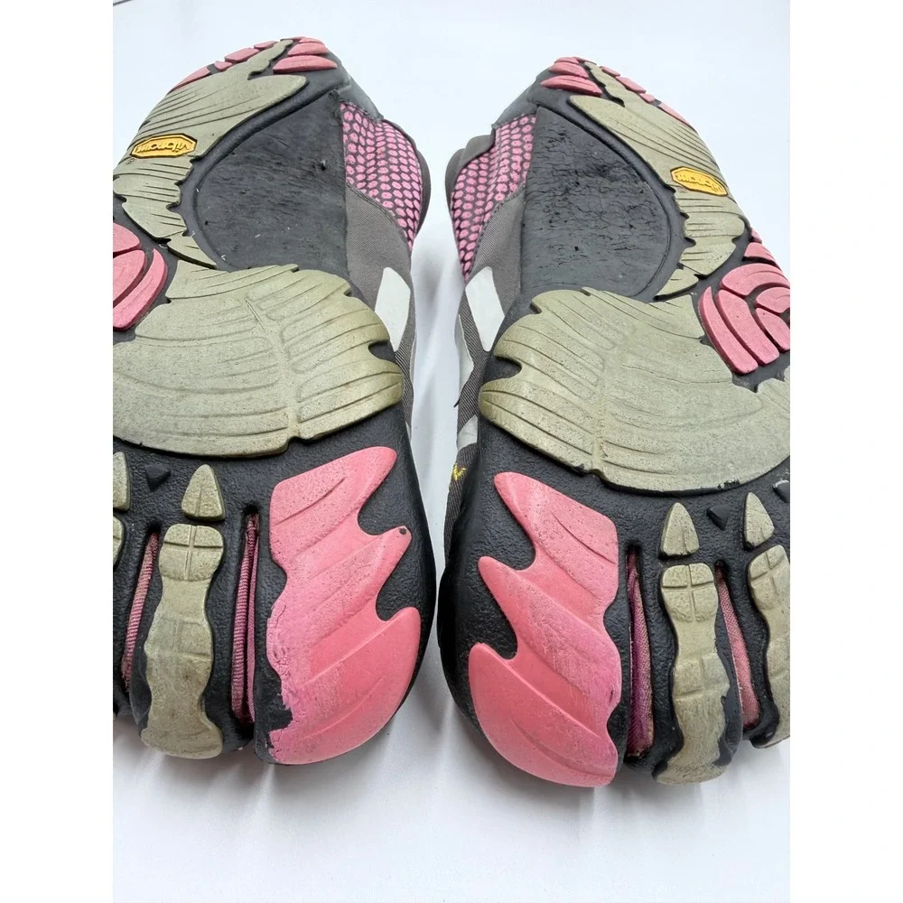 Vibram FiveFingers KomodoSport Womens 37 Gray Pink Minimalist Barefoot Shoes